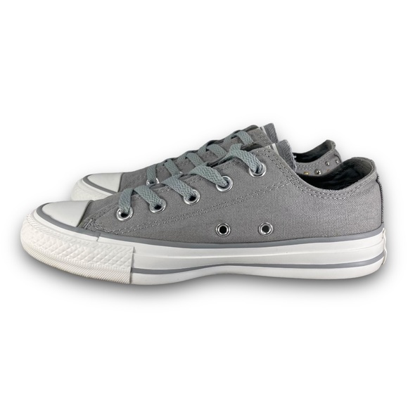 Converse Chuck Taylor All Star OX Lucky Stone Sneaker 544883F Shoes Gray Women 6 - Picture 4 of 9